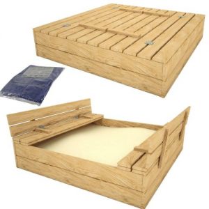 bac à sable en bois